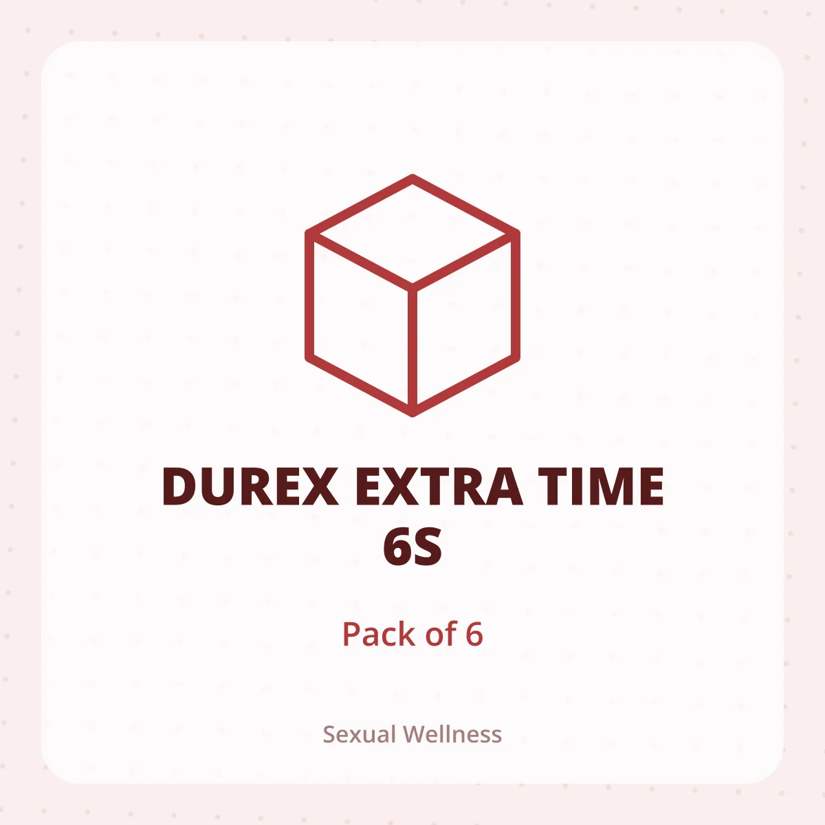 DUREX EXTRA TIME 6S 1*6