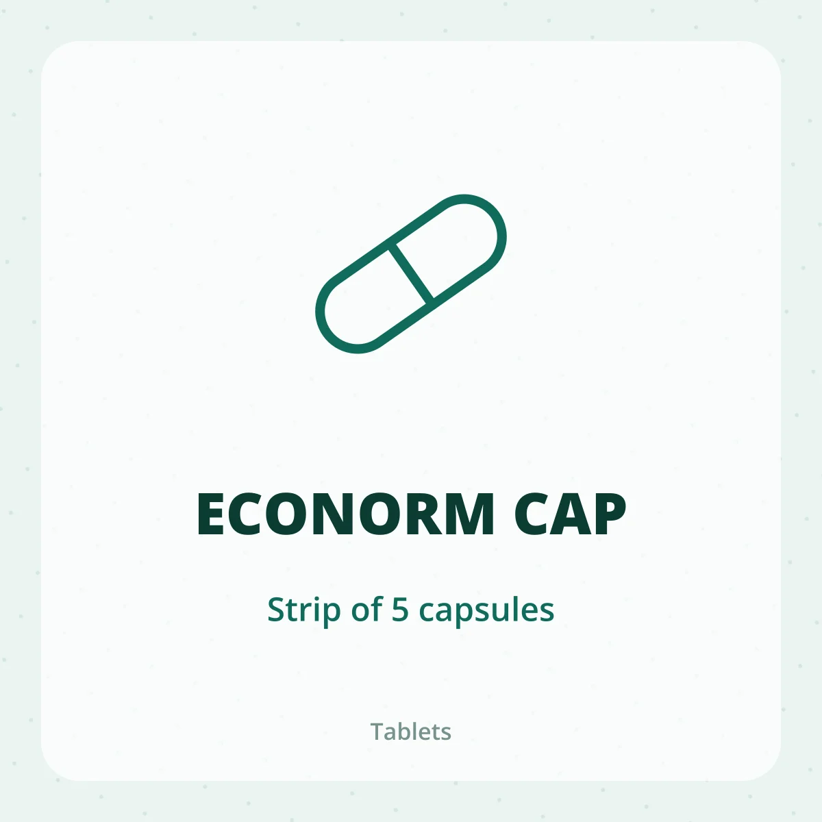 ECONORM CAP 8*5