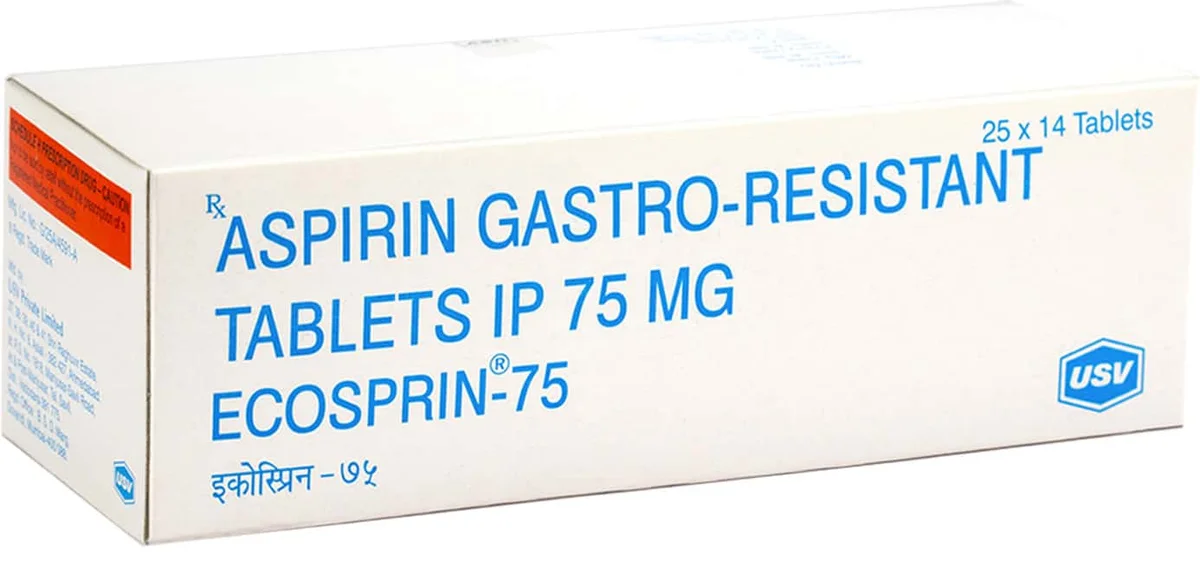 ECOSPRIN-75MG TAB 1X14