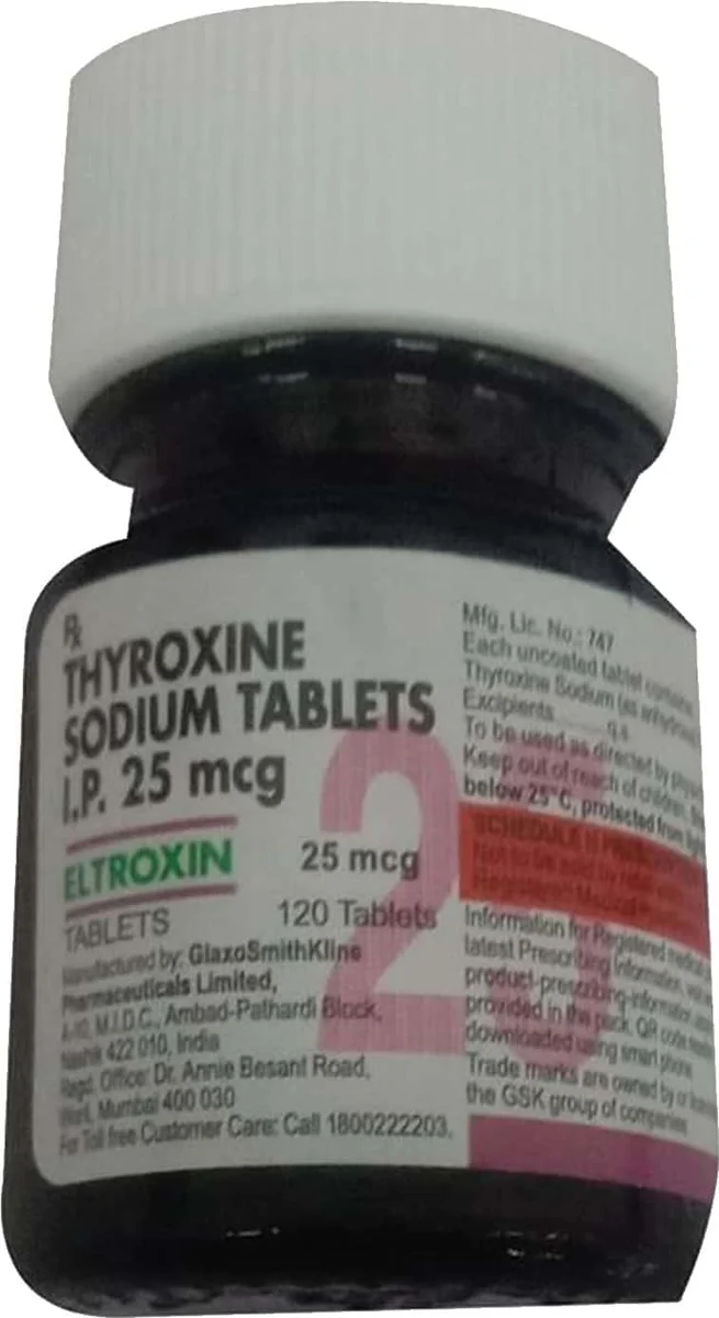 ELTROXIN-25 TAB 1X120