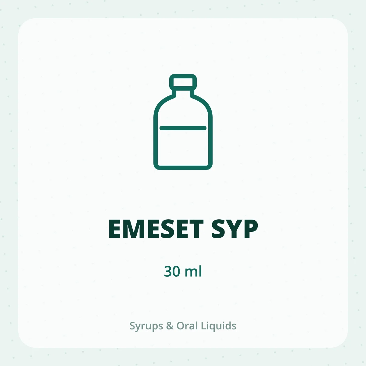 EMESET SYP 1X30ML
