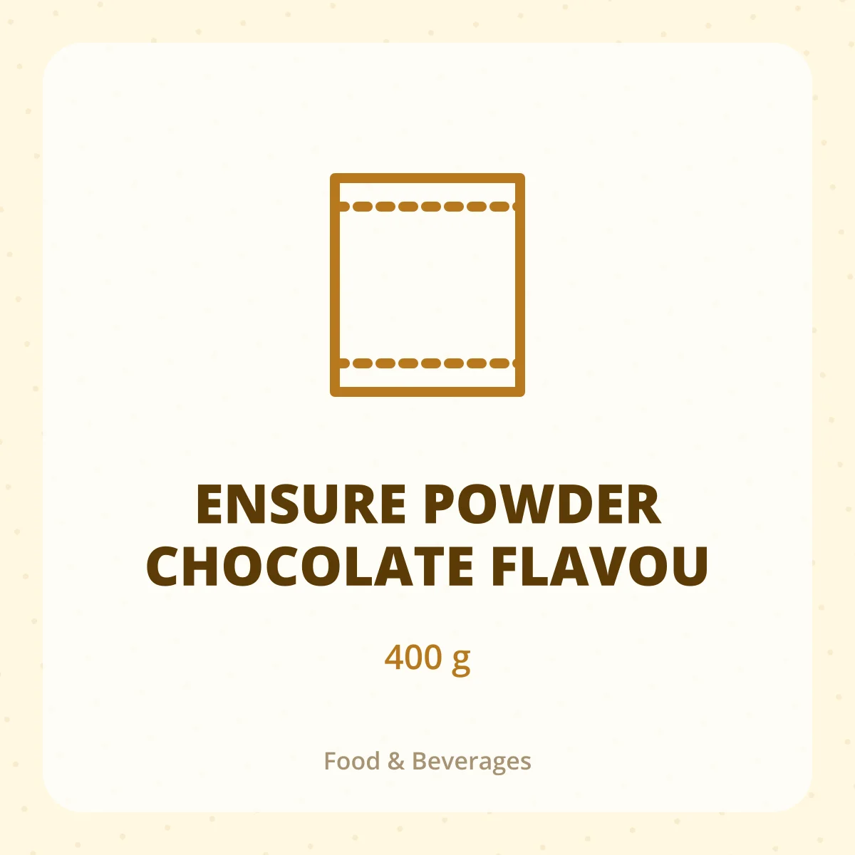 ENSURE POWDER CHOCOLATE FLAVOU 1X400G