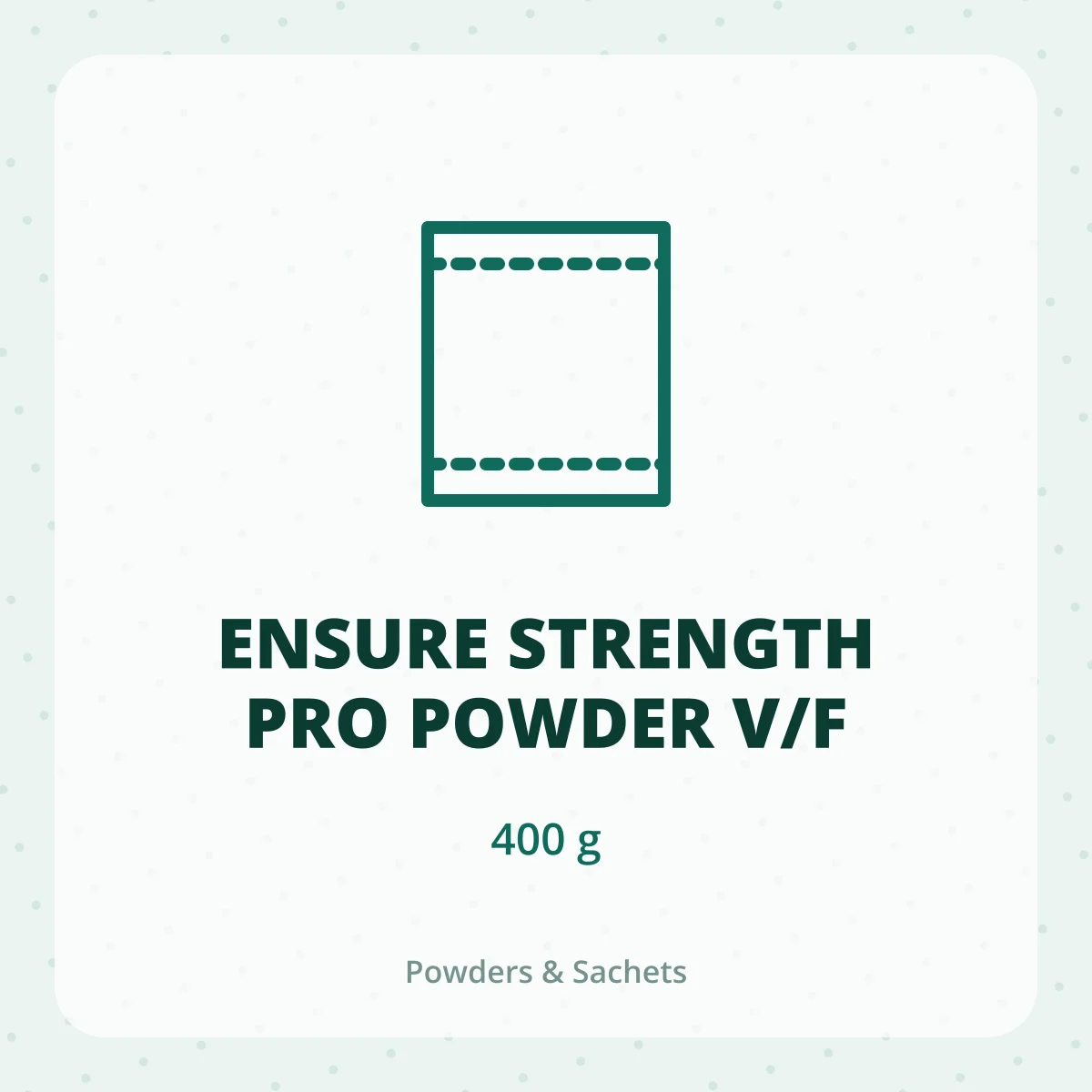 ENSURE STRENGTH PRO POWDER V/F 1X400GM