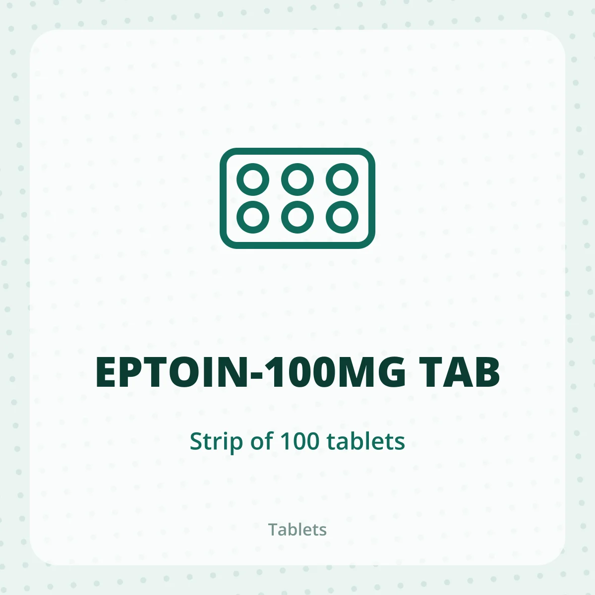 EPTOIN-100MG TAB 1X100