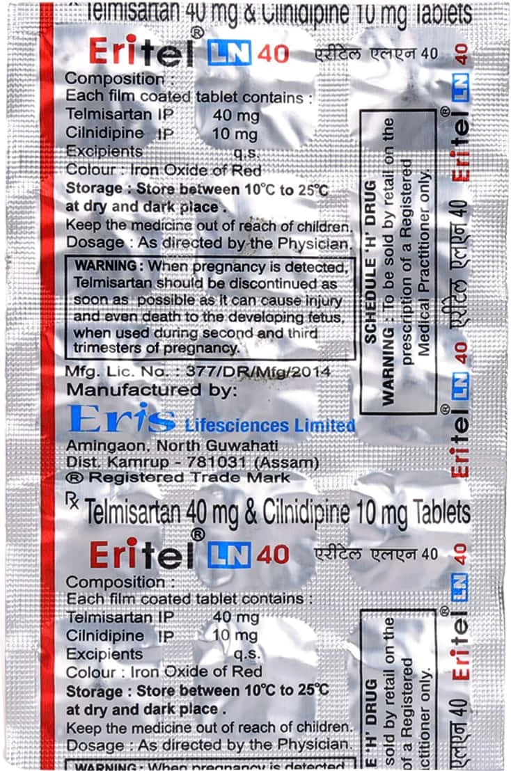 ERITEL LN-40MG TAB 1X15