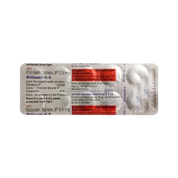 ETILAAM 0.5MG TAB 1X10
