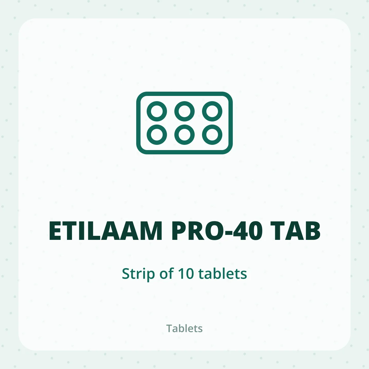 ETILAAM PRO-40 TAB 1X10