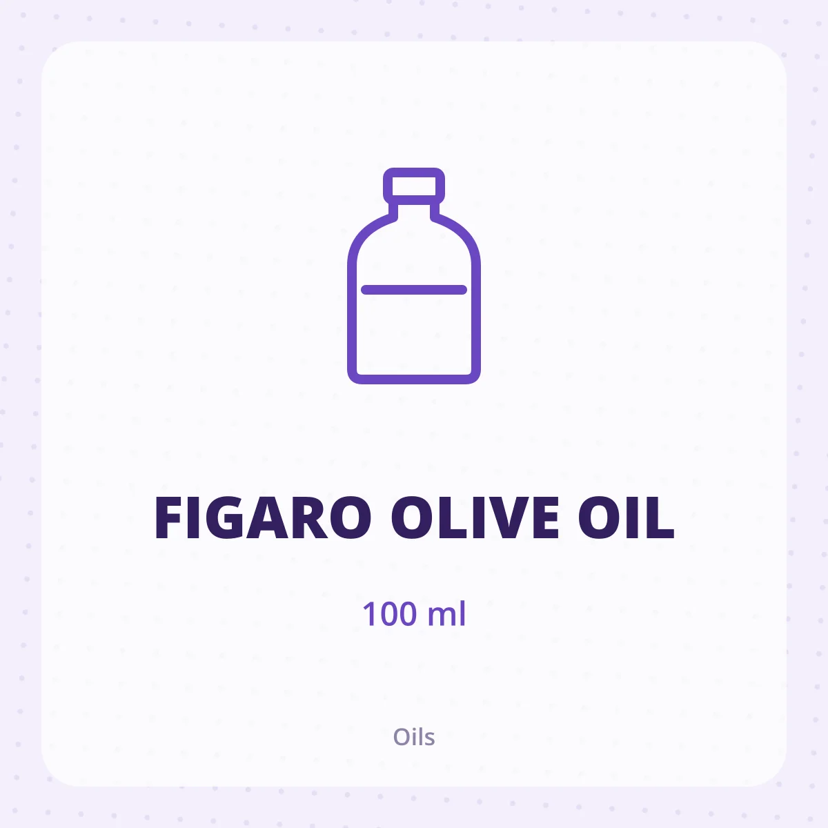FIGARO OLIVE OIL 1X100ML