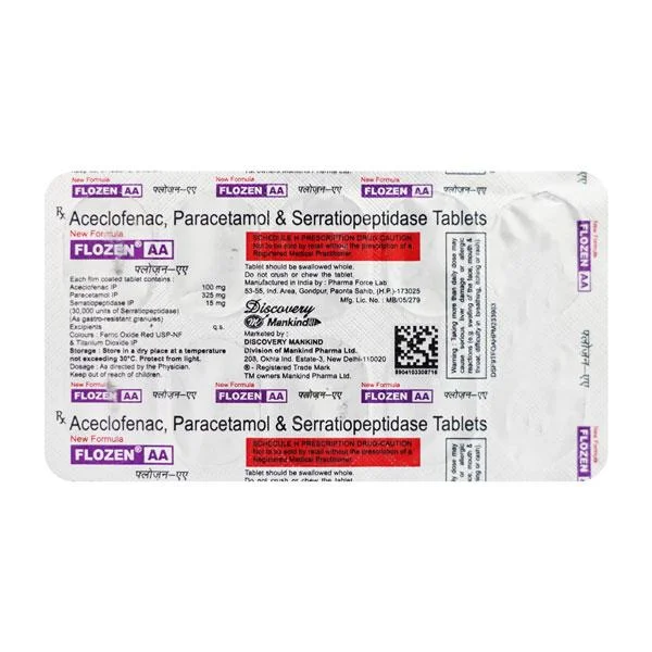 FLOZEN AA TAB 1X10