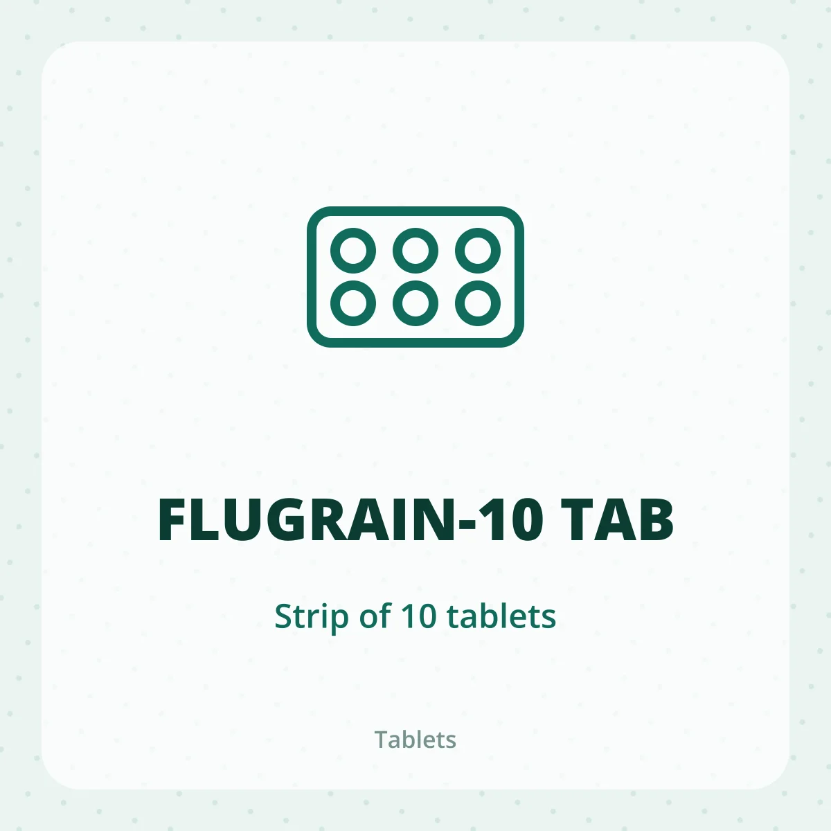 FLUGRAIN-10 TAB 1X10