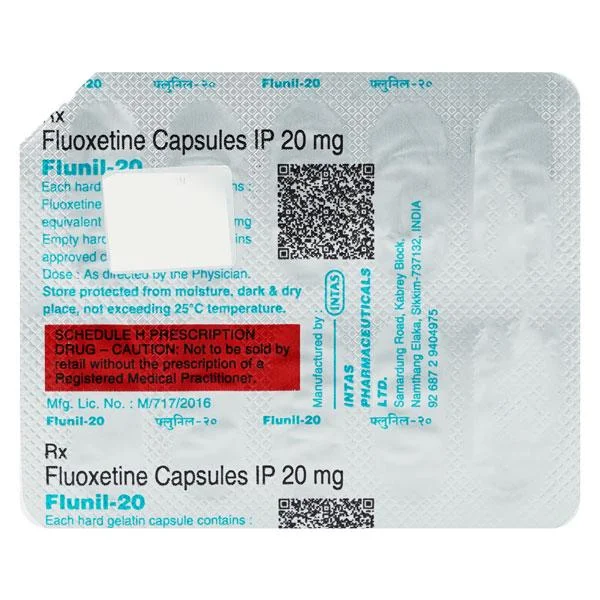 FLUNIL-20MG CAP 1X10