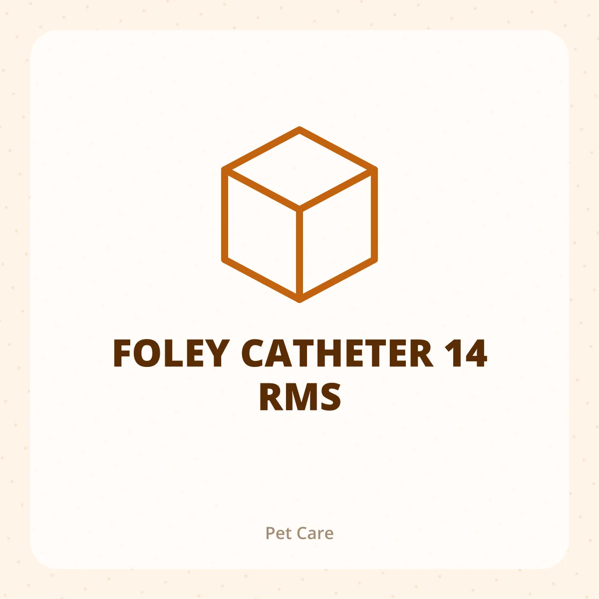 FOLEY CATHETER 14 RMS 1X1