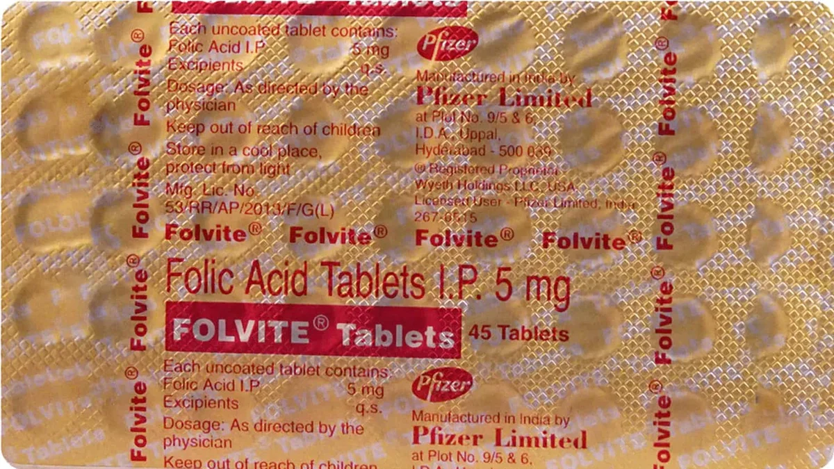 FOLVITE TAB 1X45 TAB