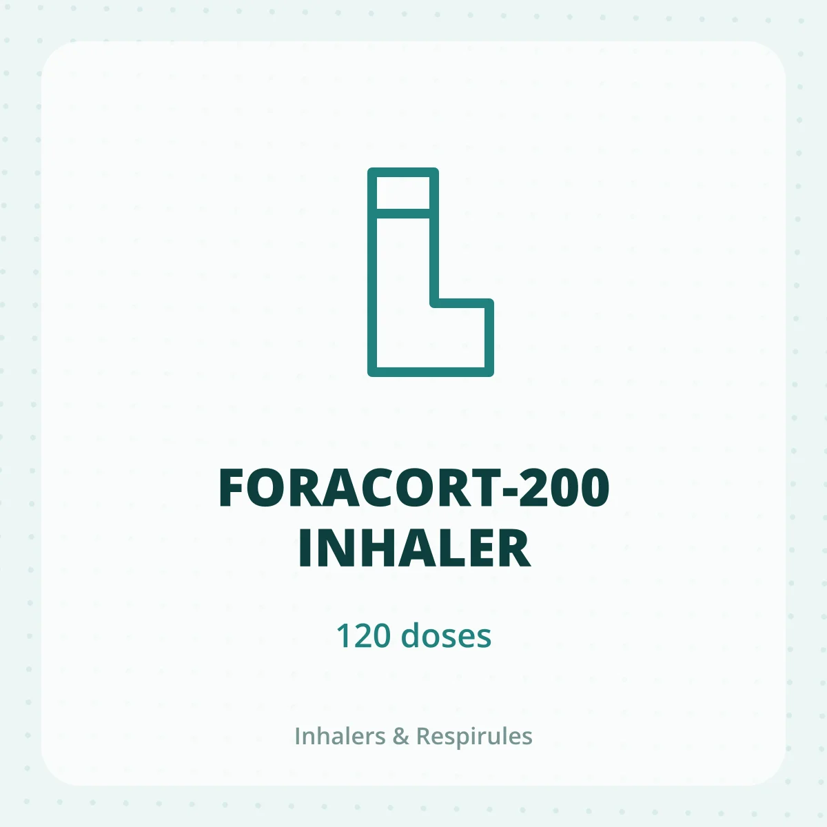 FORACORT-200 INHALER 1X120MD