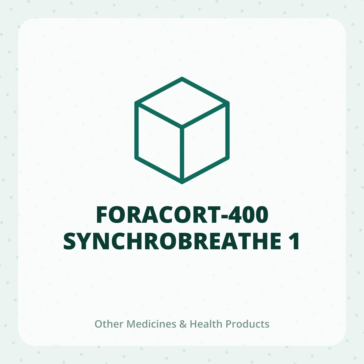 FORACORT-400 SYNCHROBREATHE 1