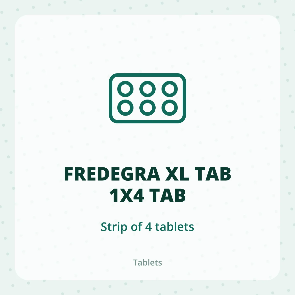 FREDEGRA XL TAB 1X4 TAB