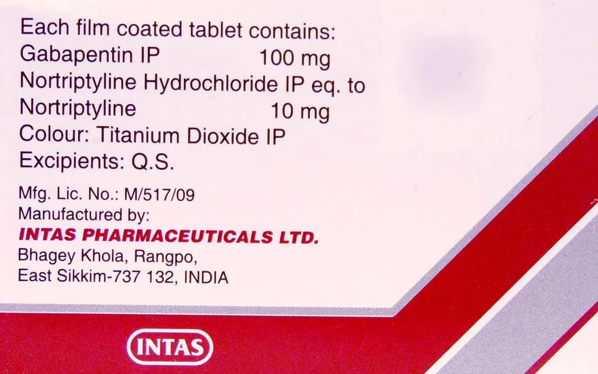 GABAPIN NT-100MG TAB 1X15