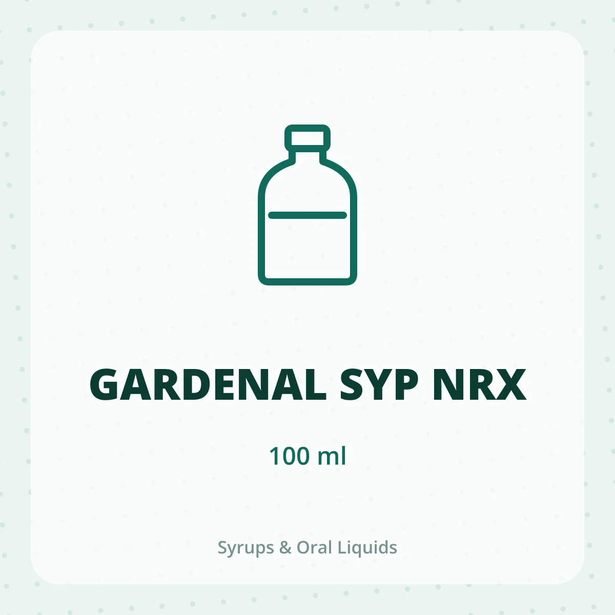 GARDENAL SYP NRX 1X100ML