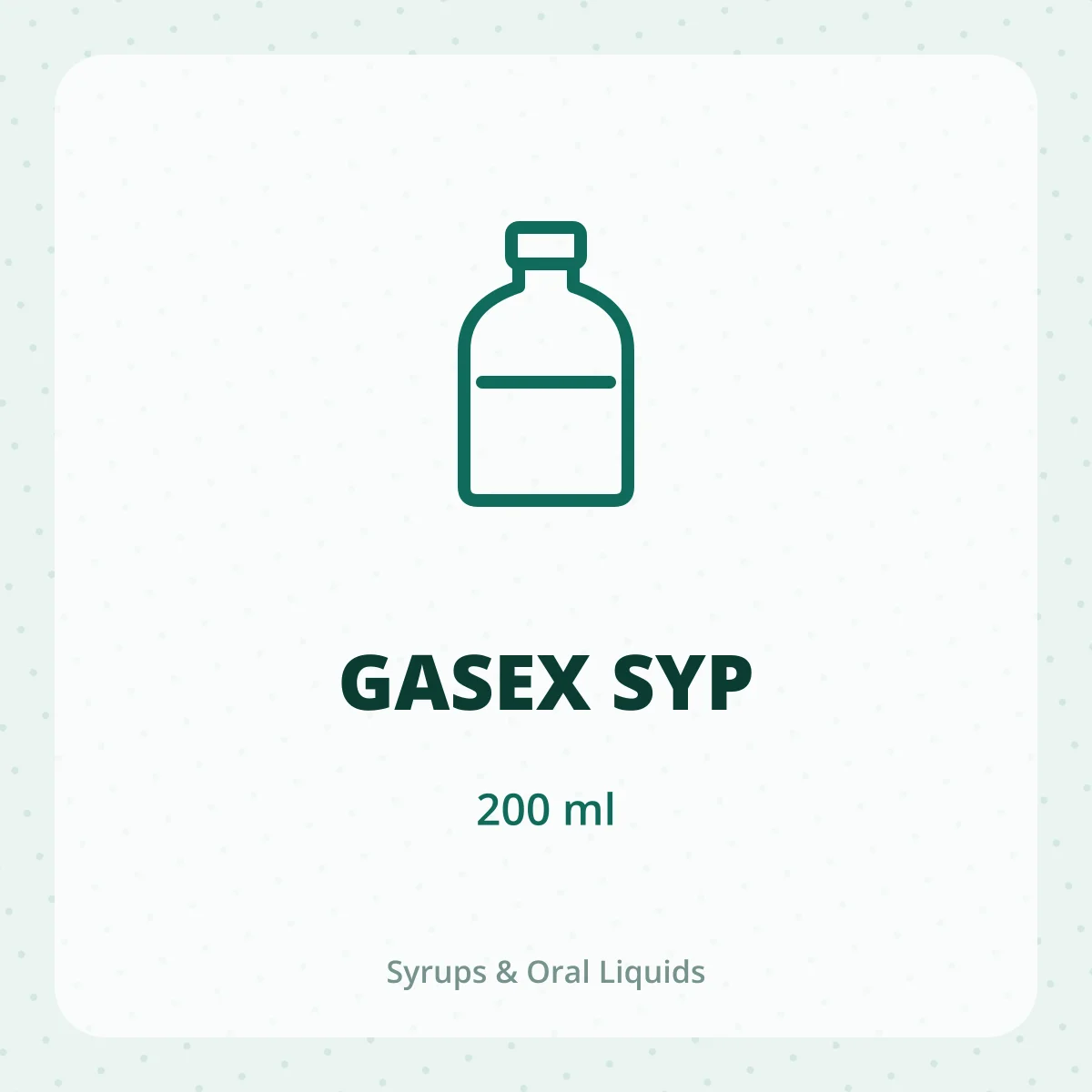 GASEX SYP 1X200ML
