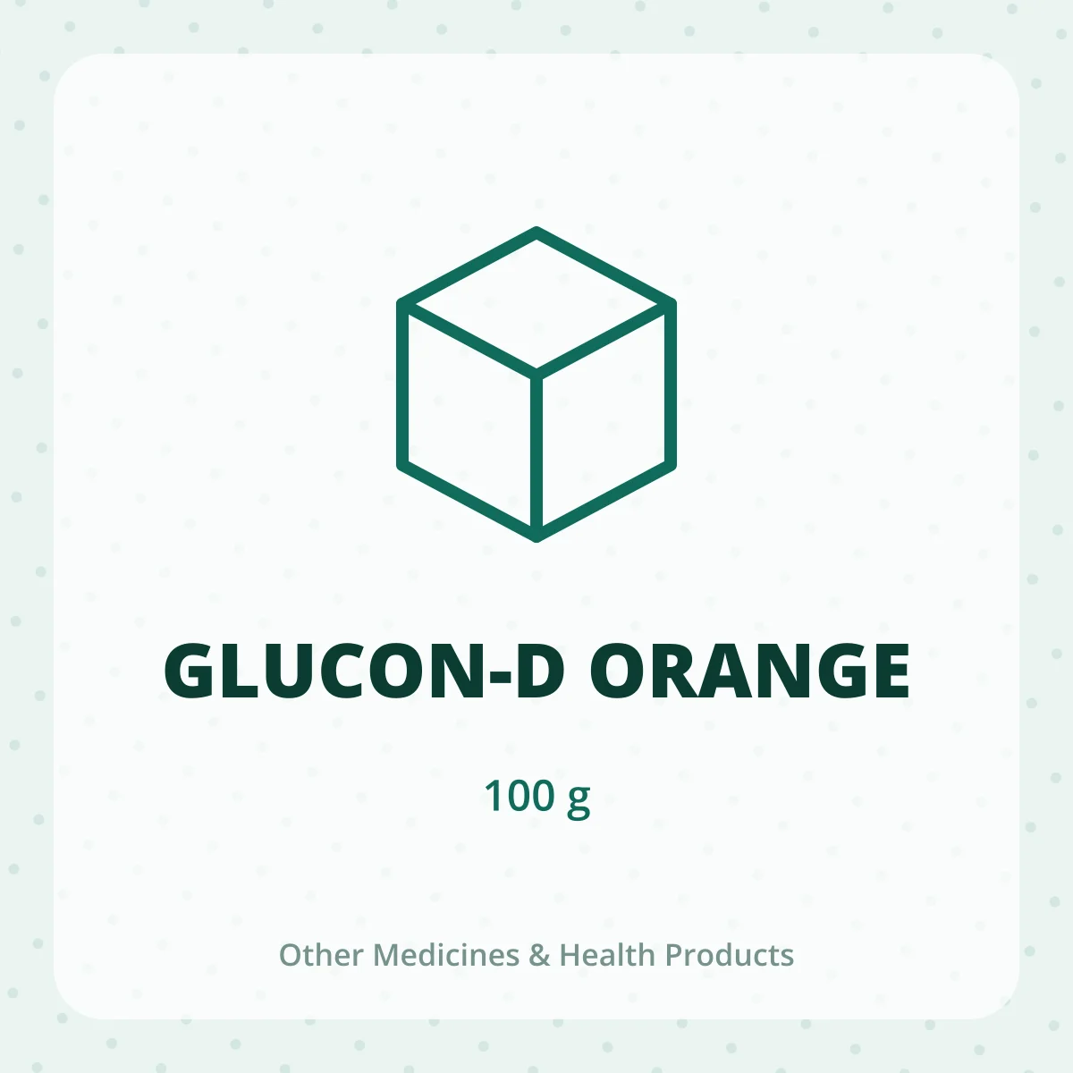 GLUCON-D ORANGE 1X100G