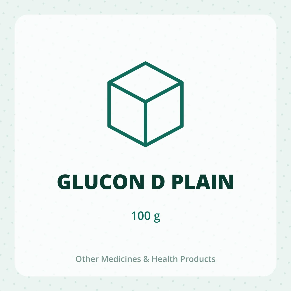 GLUCON D PLAIN 1X100GM