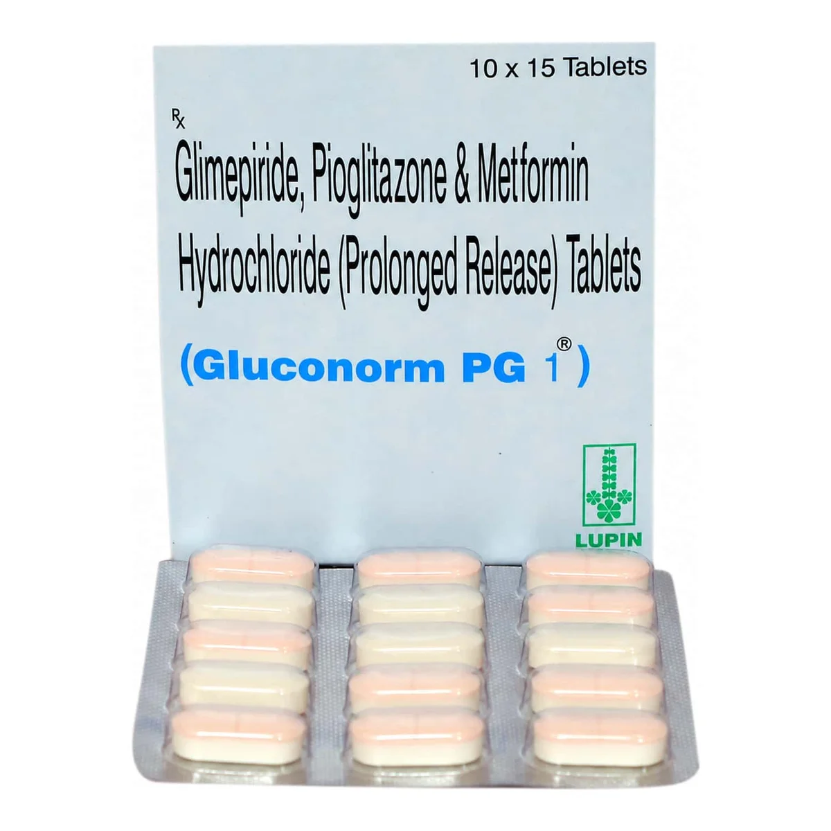 GLUCONORM-PG1 TAB 1X15