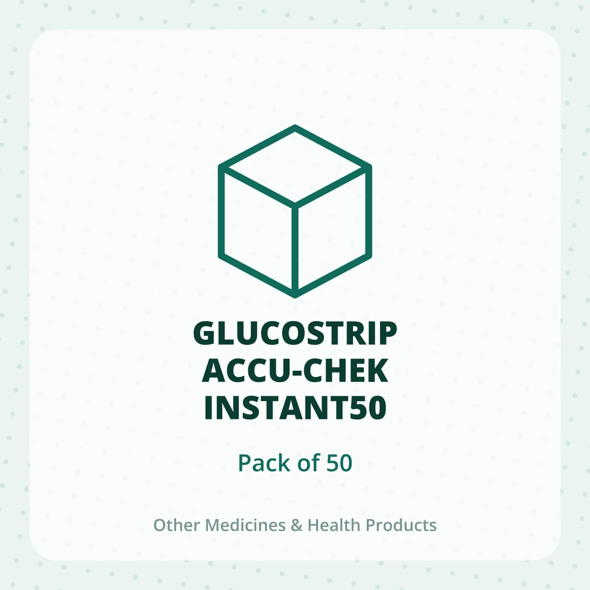 GLUCOSTRIP ACCU-CHEK INSTANT50 1X50