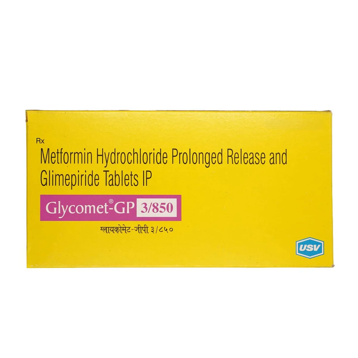 GLYCOMET-GP 3/850MG TAB 1X15