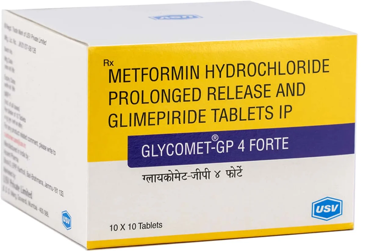 GLYCOMET-GP 4 FORTE TAB 1X10