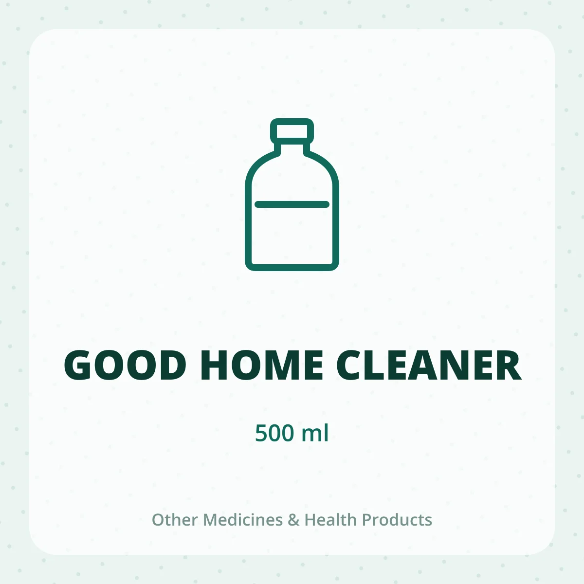 GOOD HOME CLEANER 1*500ML
