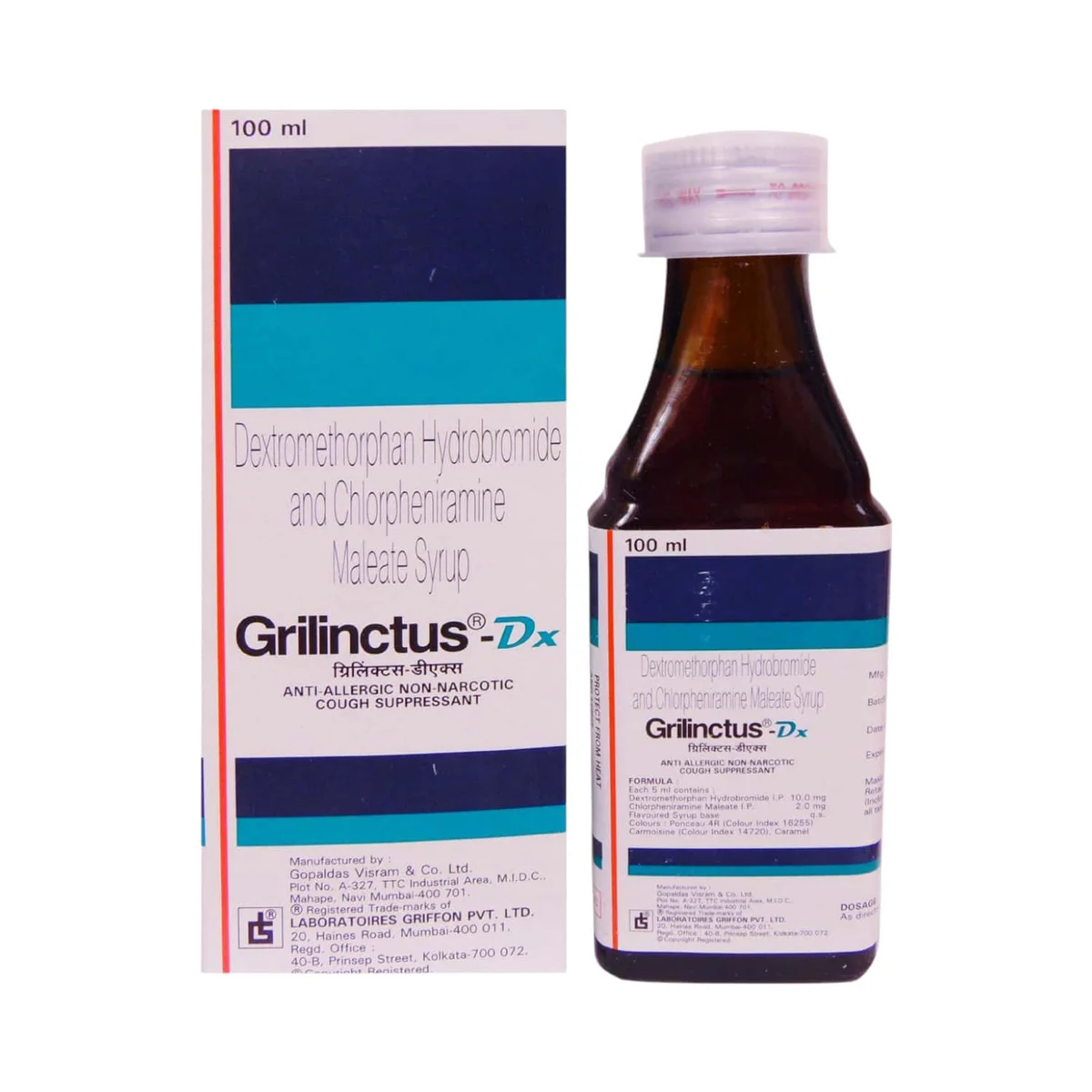 GRILINCTUS-DX SYP 1X100ML