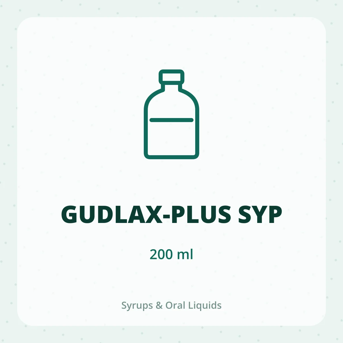 GUDLAX-PLUS SYP 1X200ML