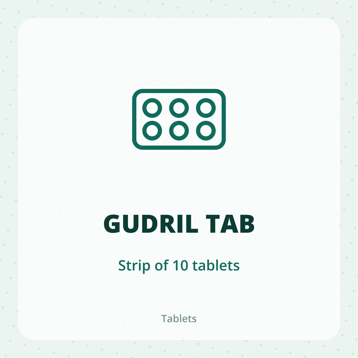 GUDRIL TAB 1X10