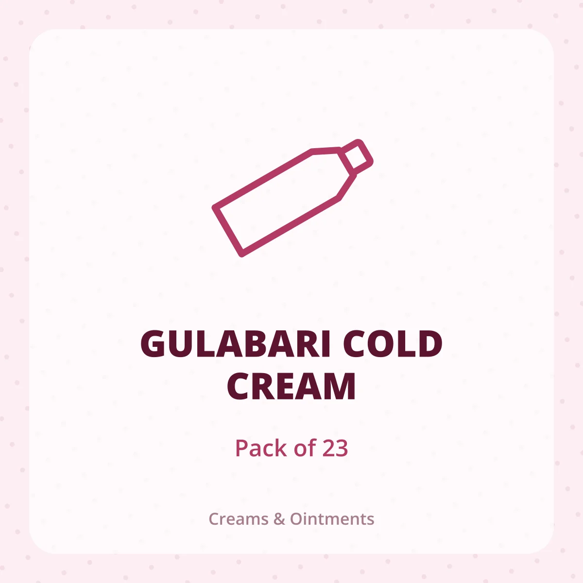 GULABARI COLD CREAM 1X23