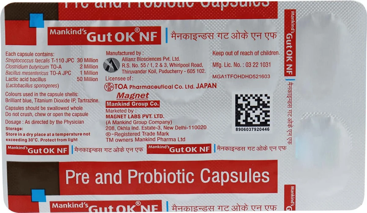GUT-OK CAP NF 1X10