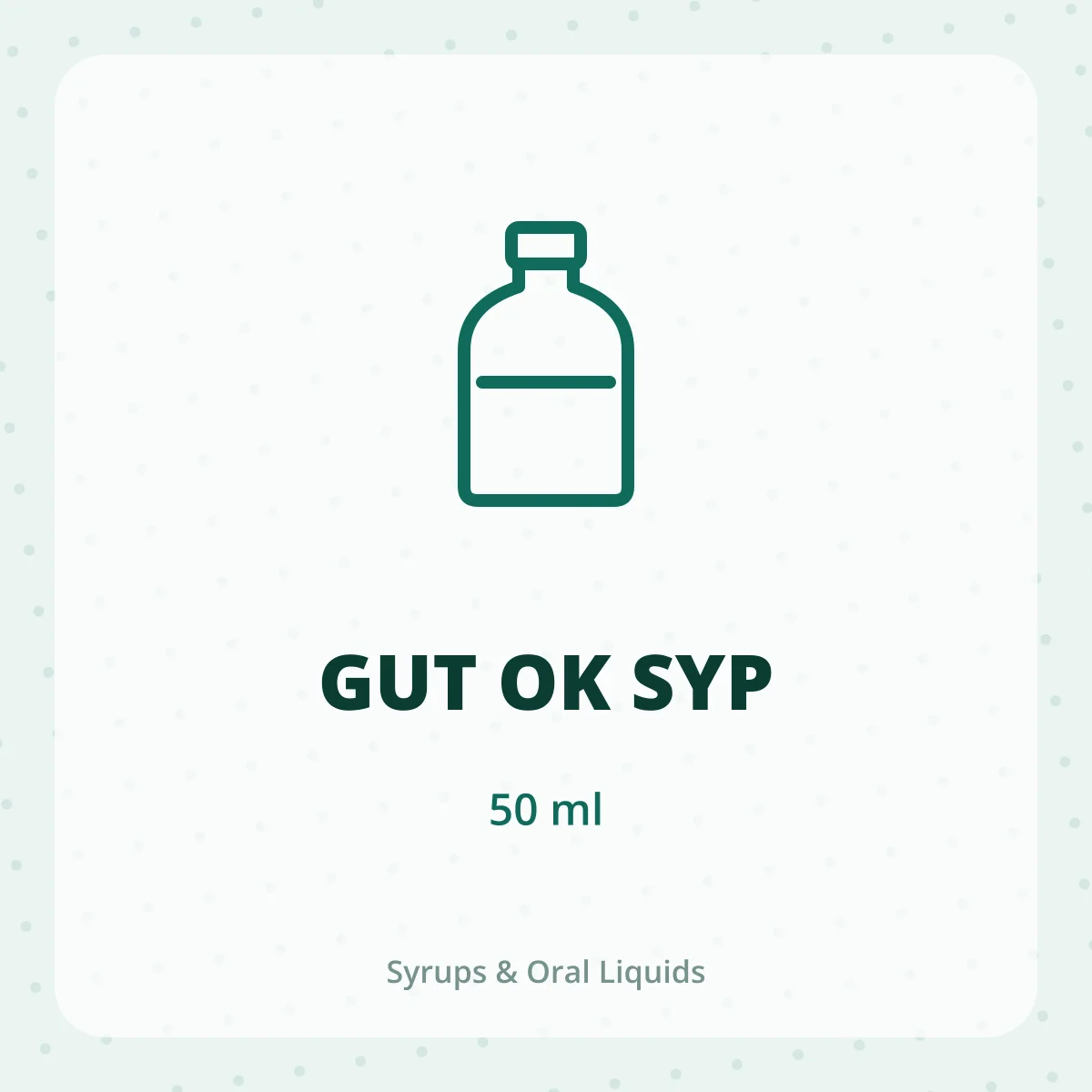 GUT OK SYP 1X50ML
