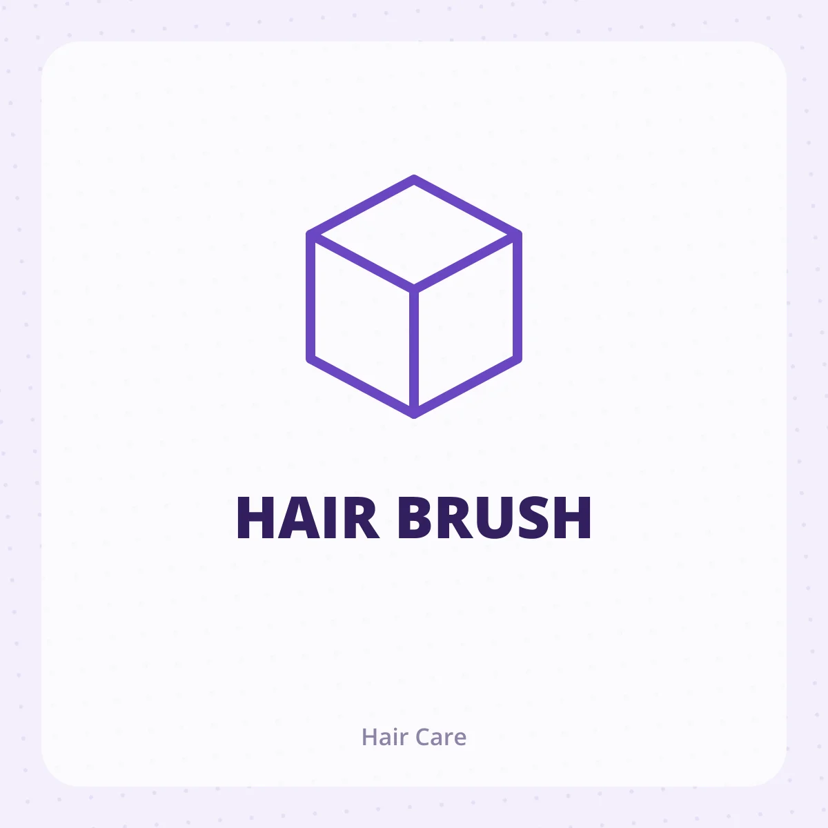 HAIR BRUSH 1*1