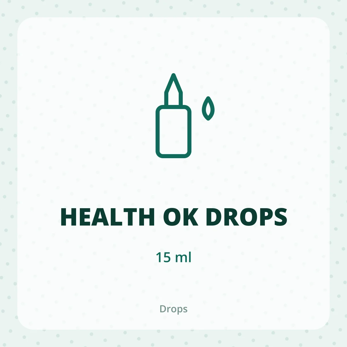 HEALTH OK DROPS 1X15ML