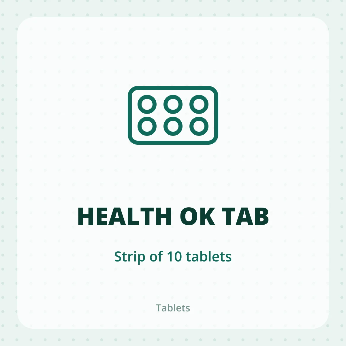 HEALTH OK TAB 1X10