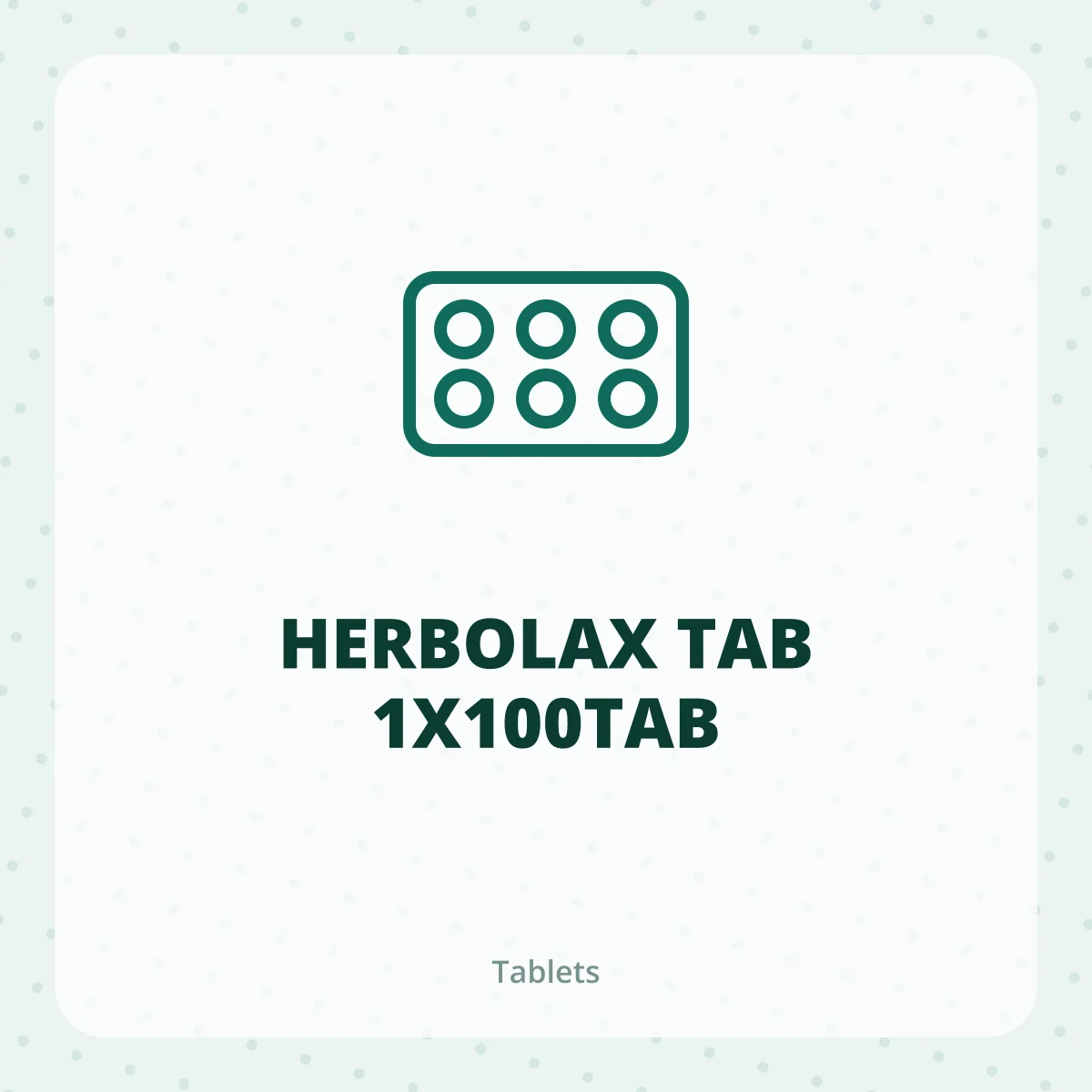 HERBOLAX TAB 1X100TAB