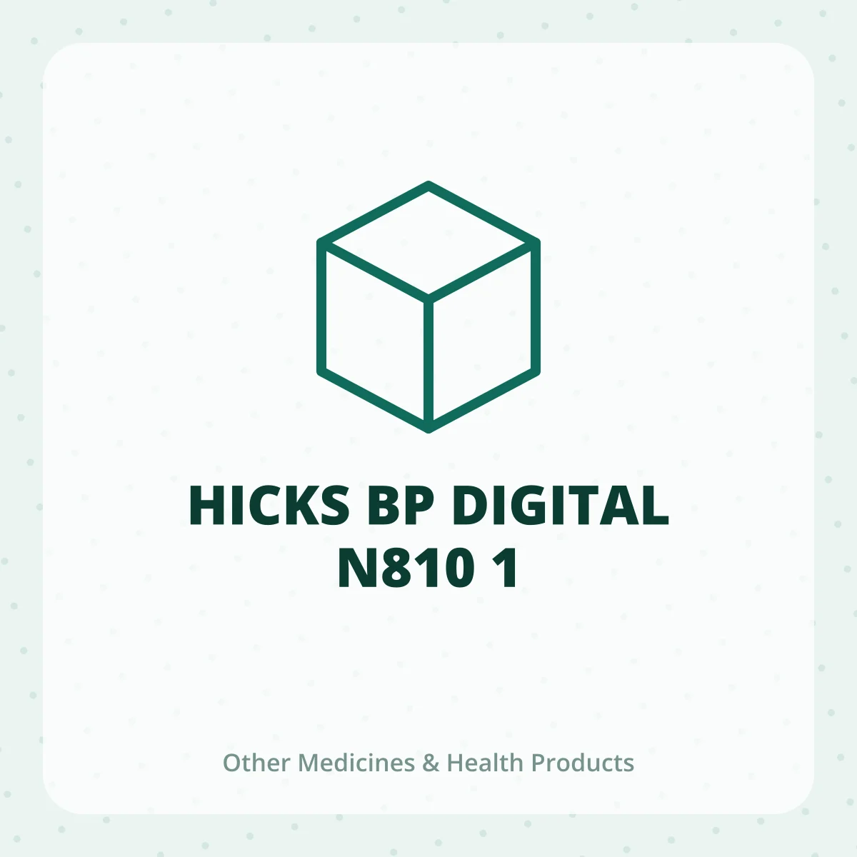 HICKS BP DIGITAL N810 1