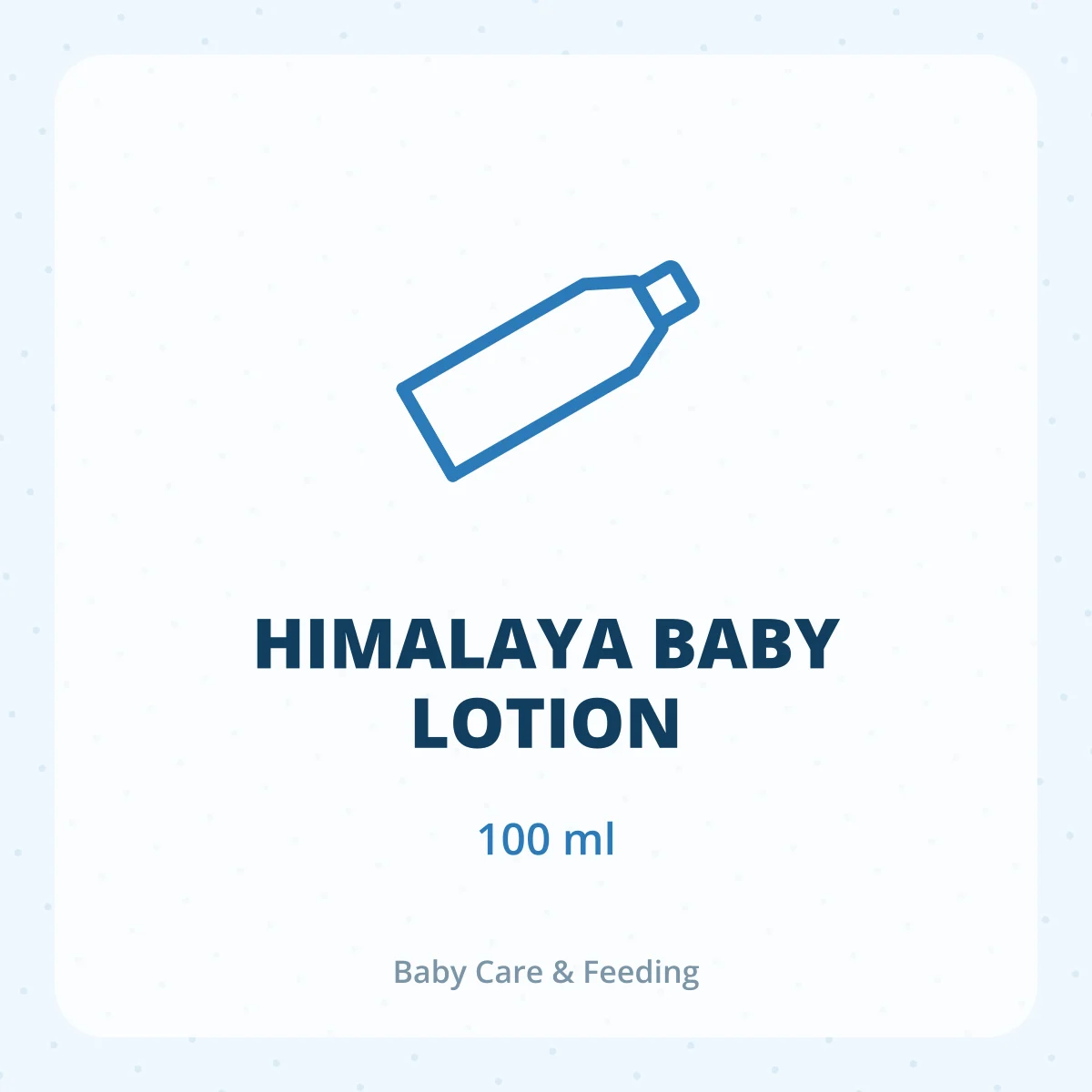 HIMALAYA BABY LOTION 1X100ML