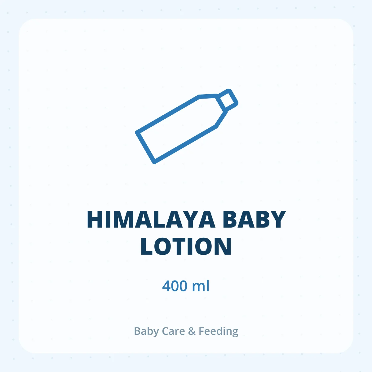 HIMALAYA BABY LOTION 1X400ML