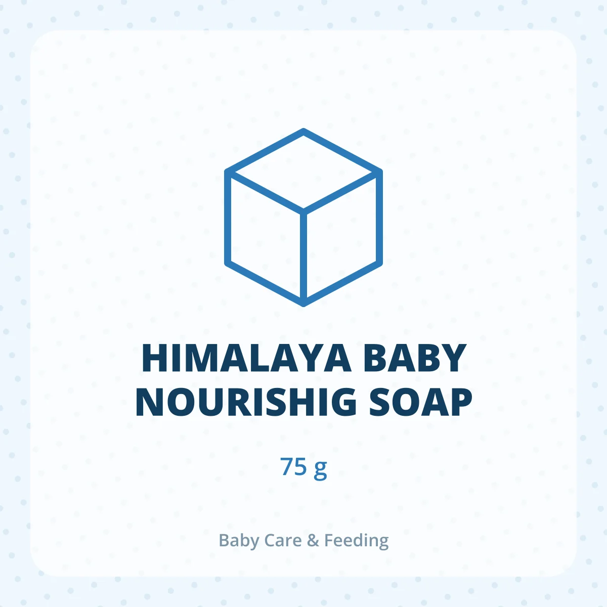 HIMALAYA BABY NOURISHIG SOAP 1X75GM