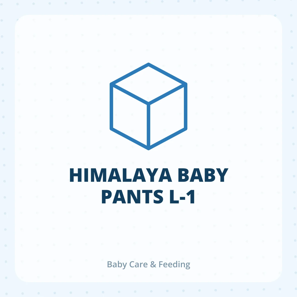 HIMALAYA BABY PANTS L-1 1X1