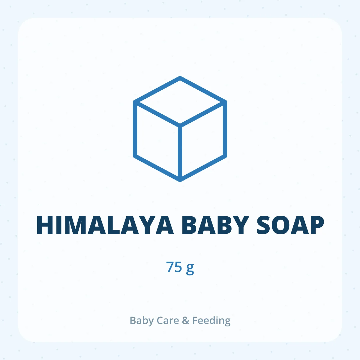 HIMALAYA BABY SOAP 1X75GM