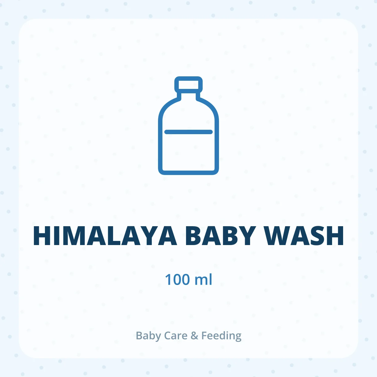 HIMALAYA BABY WASH 1*100ML