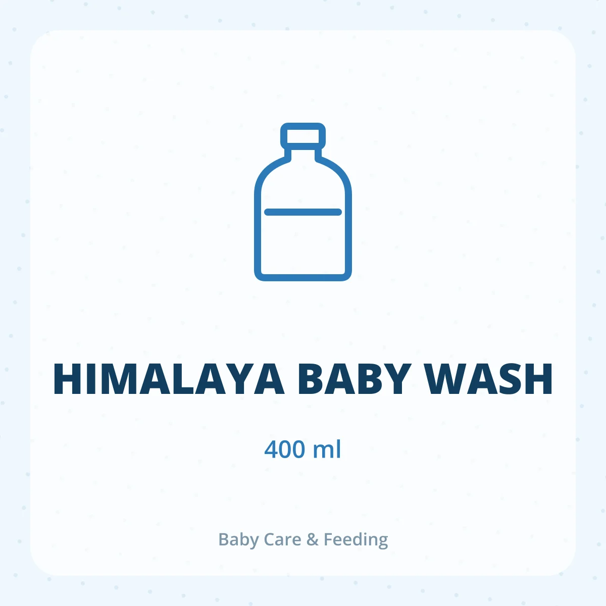 HIMALAYA BABY WASH 1X400ML