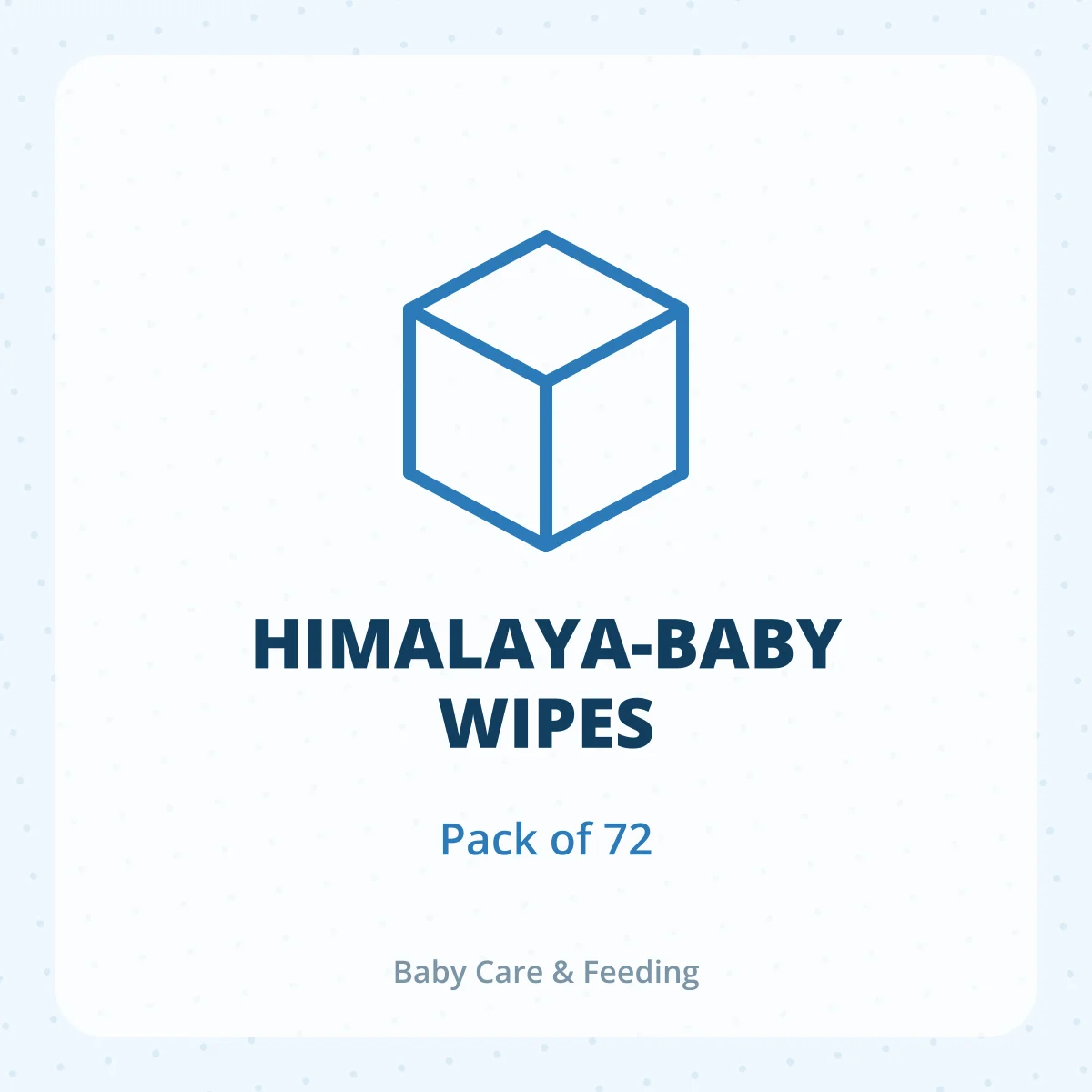 HIMALAYA-BABY WIPES 1X72