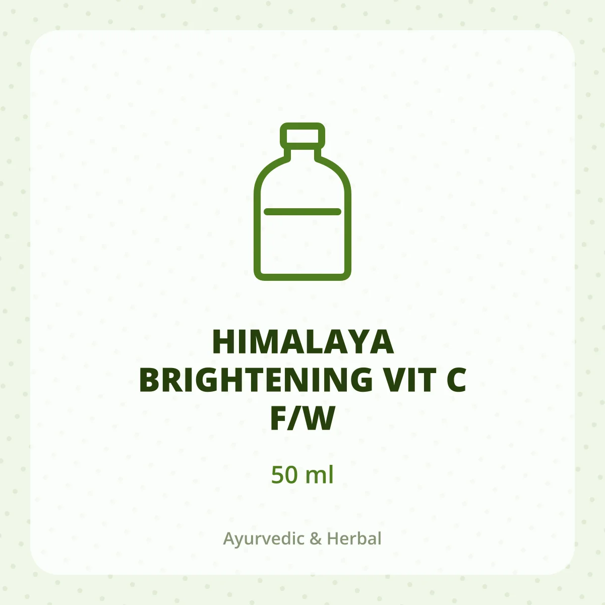 HIMALAYA BRIGHTENING VIT C F/W 1*50ML